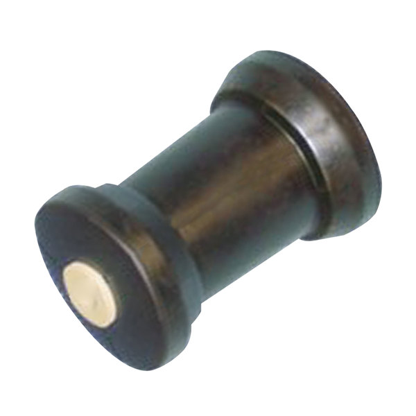 C.H. Yates C.H. Yates 5244-105EC Black Rubber Super Heavy Duty 'V' Keel Roller - 5 in. x 0.625 in. 5244-105EC